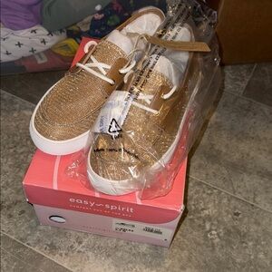 Easy Spirit Kids Gold Sneakers - NWT